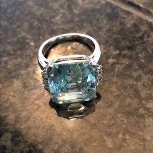 13 carat aquamarine ring